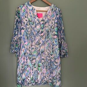 Lilly Pulitzer Eleanora Silk Dress Size S